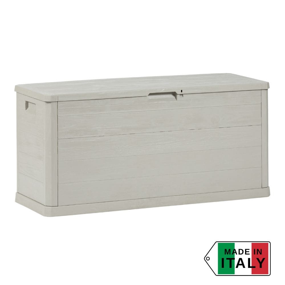 Кутия за съхранение Multybox Woody’s 280 л, 117x45x56см – цвят таупе – снимка 1