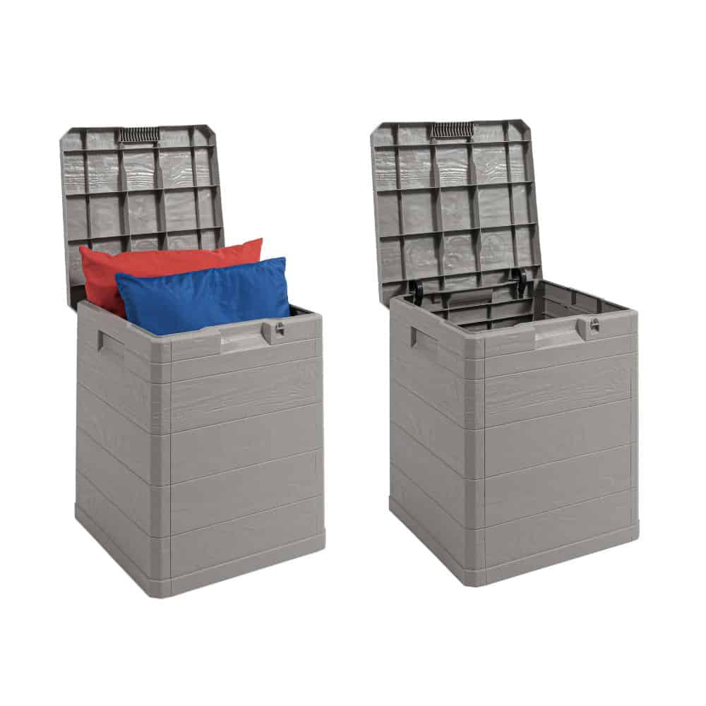 Кутия за съхранение Multybox Woody’s 90 л, 42x44x50см – таупе – снимка 4