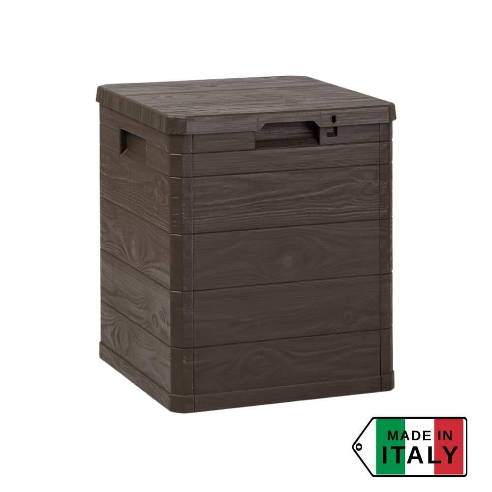 Кутия за съхранение Multybox Woody’s 90 л, 42x44x50см – кафява – снимка 1