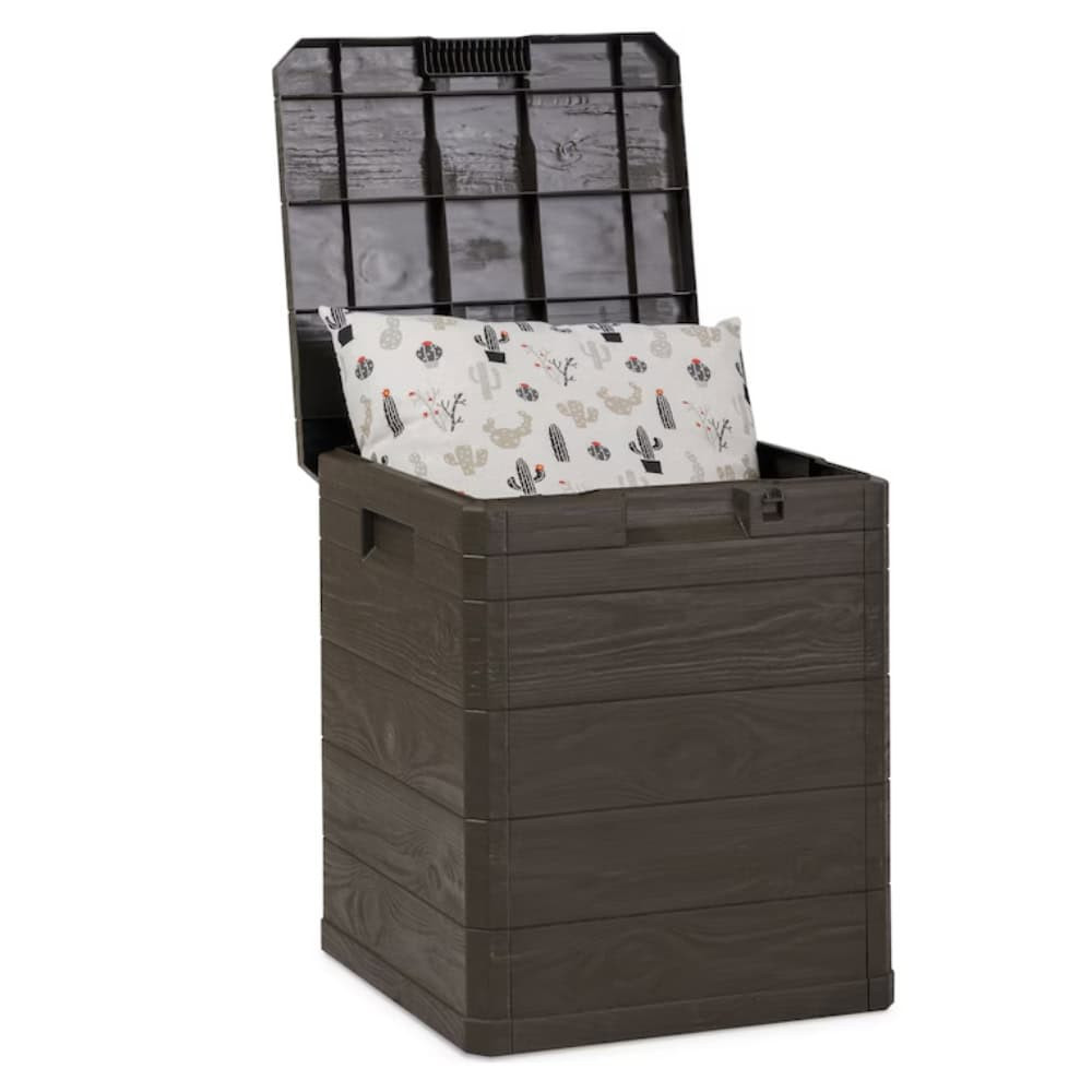 Кутия за съхранение Multybox Woody’s 90 л, 42x44x50см – кафява – снимка 2
