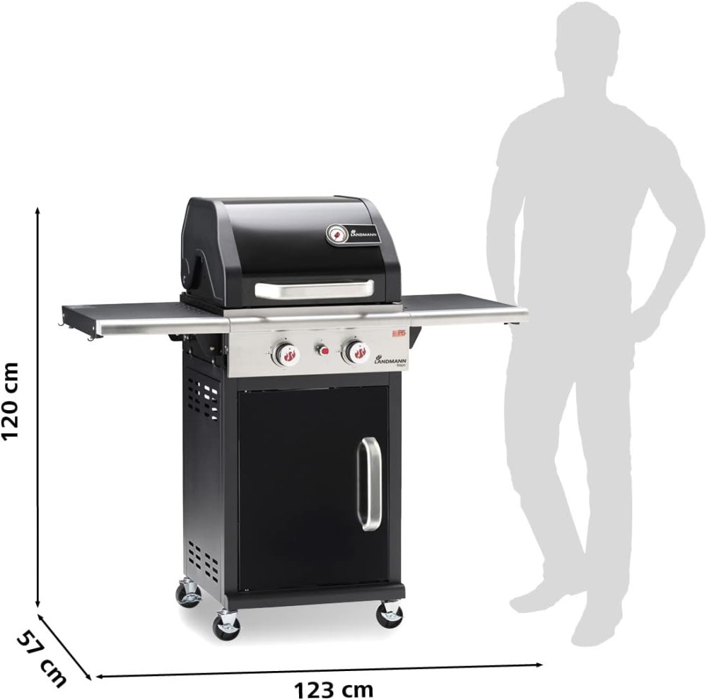 Газово барбекю TRITON LANDMANN 7 kW с 2 горелки – снимка 11