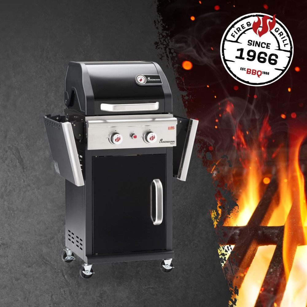 Газово барбекю TRITON LANDMANN 7 kW с 2 горелки – снимка 12